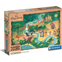 CLEMENTONI Puzzle Story Maps: Kniha džunglí 1000 dílků