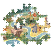 CLEMENTONI Puzzle Story Maps: Kniha džunglí 1000 dílků