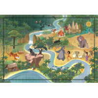 CLEMENTONI Puzzle Story Maps: Kniha džunglí 1000 dílků