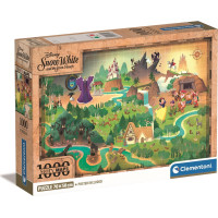 CLEMENTONI Puzzle Story Maps: Sněhurka 1000 dílků