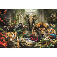 CLEMENTONI Puzzle Tajuplná džungle 1000 dílků