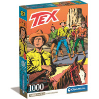 CLEMENTONI Puzzle Tex: Na starém západě 1000 dílků