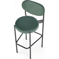 Barová židle FRANCES - tmavě zelená