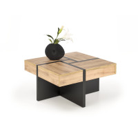 Konferenční stolek SILVA S - dub craft/černý