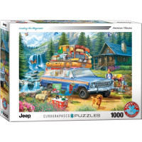 EUROGRAPHICS Puzzle Jeep: Pořádný náklad 1000 dílků