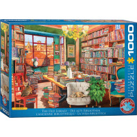 EUROGRAPHICS Puzzle Stará knihovna 1000 dílků