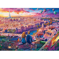 EUROGRAPHICS Puzzle Střechy Paříže 1000 dílků