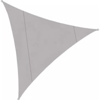 Stínící trojúhelníková plachta 4x4x4 m - šedá