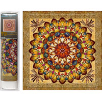 Norimpex Diamantové malování 7D Zlatá mandala 30x30 cm