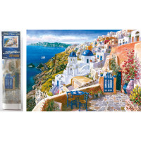 Norimpex Diamantové malování Santorini 30x40 cm