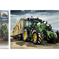 Norimpex Diamantové malování Traktor John Deere 30x40 cm