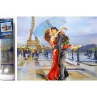 Norimpex Diamantové malování Láska pod Eiffelovou věží 30x40 cm
