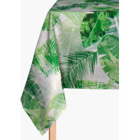 Ubrus 110x160 cm - Listy banánovníku - zelený