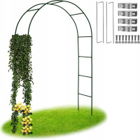 Zahradní kovová pergola 240 cm - oblouk