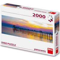 DINO Panoramatické puzzle Thajský záliv 2000 dílků