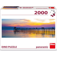 DINO Panoramatické puzzle Thajský záliv 2000 dílků