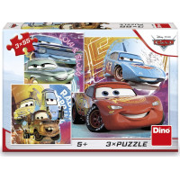 DINO Puzzle Cars: kamarádii 3x55 dílků