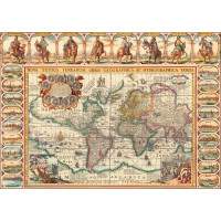 DINO Puzzle Historická mapa světa 2000 dílků