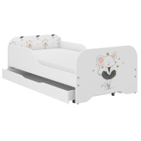 Dětská postel KIM - MYŠKA 140x70 cm + MATRACE