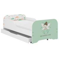 Dětská postel KIM - VÍLA 140x70 cm + MATRACE