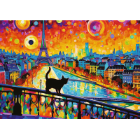 TREFL Puzzle Kočka v Paříži 1000 dílků