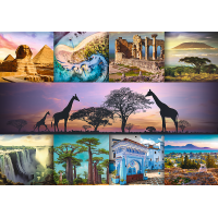 TREFL Puzzle Koláž, Afrika 1000 dílků
