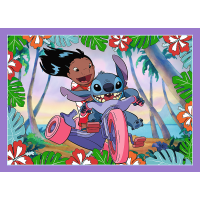 TREFL Puzzle Lilo&Stitch: Bláznivý den 4v1 (35,48,54,70 dílků)