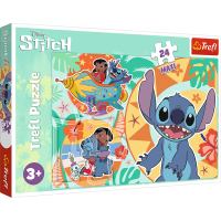 TREFL Puzzle Lilo&Stitch: Šťastný den MAXI 24 dílků