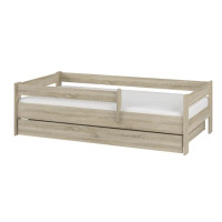 Dětská postel SIMPLE se šuplíkem - dub sonoma - 160x80 cm
