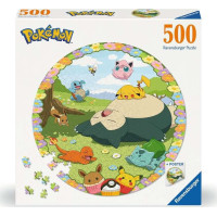 RAVENSBURGER Kulaté puzzle Roztomilí Pokémoni 500 dílků