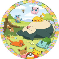 RAVENSBURGER Kulaté puzzle Roztomilí Pokémoni 500 dílků