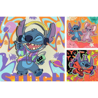 RAVENSBURGER Puzzle Disney: Stitch 3x49 dílků