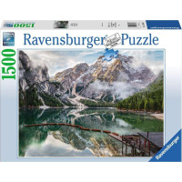 RAVENSBURGER Puzzle Lago di Braies, Itálie 1500 dílků
