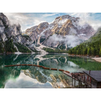 RAVENSBURGER Puzzle Lago di Braies, Itálie 1500 dílků