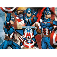 RAVENSBURGER Puzzle Marvel: Kapitán Amerika XXL 100 dílků