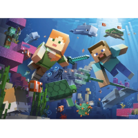 RAVENSBURGER Puzzle Minecraft 4x100 dílků