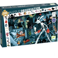 DJECO Puzzle Observation: Noční město 200 dílků