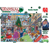 JUMBO Puzzle WASGIJ Christmas 19: Santa chvátá! 2x1000 dílků