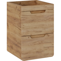 Koupelnová závěsná skříňka pod umyvadlo BÁRA 40 cm - Gold craft dub