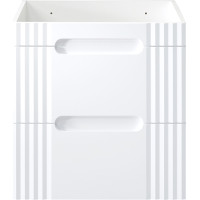 Koupelnová závěsná skříňka pod umyvadlo FIDŽI 60 cm - bílá
