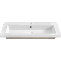 Keramické umyvadlo SPIRIT WHITE 2 100 cm - bílé