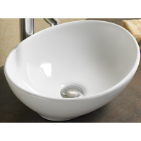 Keramické umyvadlo LENKA - bílé lesklé