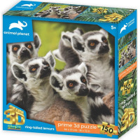 PRIME 3D Puzzle Animal planet: Lemur kata 3D 150 dílků