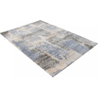 Kusový koberec Shaggy VERSAY Sample - modrý/šedý
