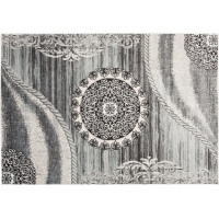 Kusový koberec TANGO Rosette - šedý