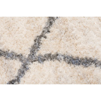 Kusový koberec Shaggy VERSAY Grid - krémový