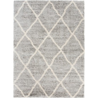 Kusový koberec Shaggy VERSAY Grid - šedý
