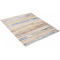 Kusový koberec ASTHANE Layers - bílý/tmavě modrý/hnědý