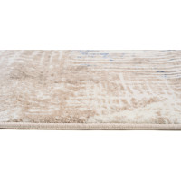 Kusový koberec ASTHANE Shape - bílý/tmavě modrý/hnědý