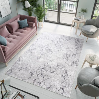 Kusový koberec SKY Net - šedý/tmavě šedý